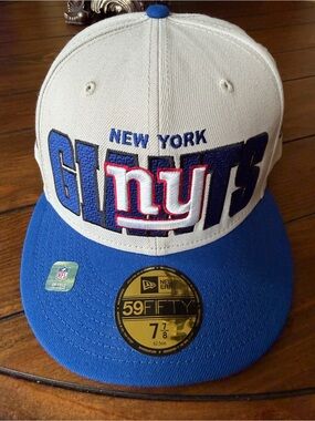 New York Giants New Era NFL 59FIFTY Fitted Hat - Cream / blue
NWT